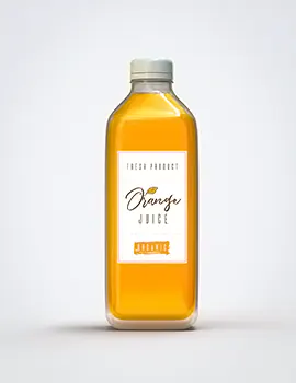 Juice label photo